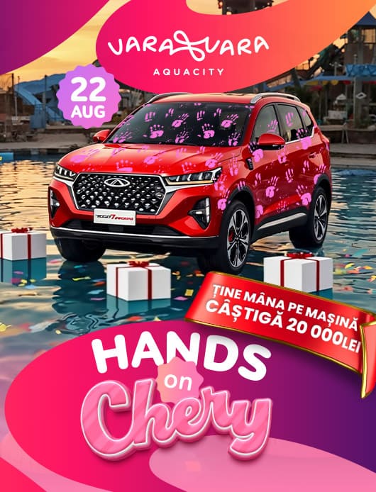 🔥 „Hand on Cherry – câștigă 20.000 lei” la VaraVara AQUACITY!