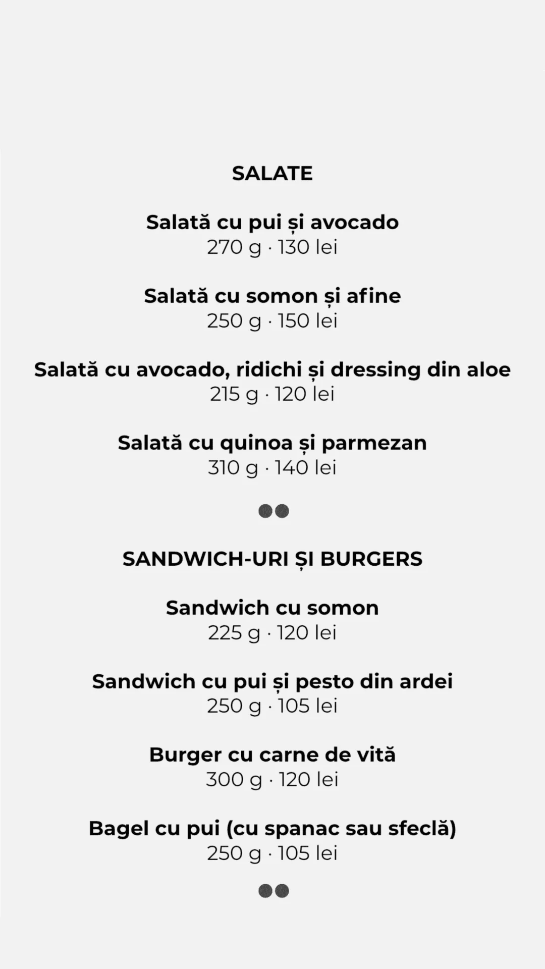 Menu photo 1